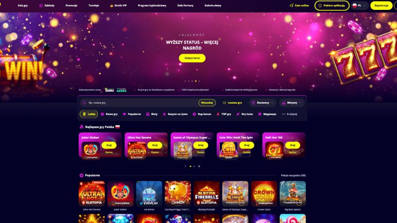 Slotoro Casino screenshot gry kasynowej