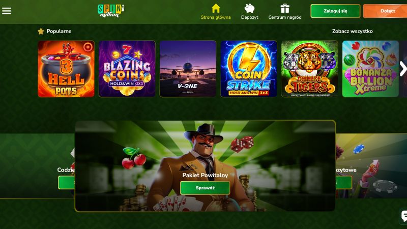 Spin Million Casino screenshot gier