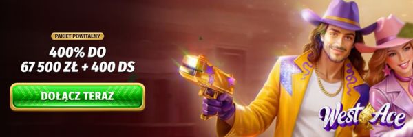West Ace Casino bonus powitalny 400% do 67 500 zł